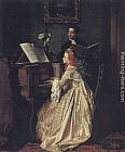 Jean Carolus The Music Lesson painting